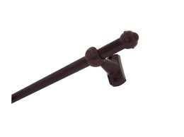 VARAO P/CORTINA 19MM 1,50M C/SUP IMBUIA