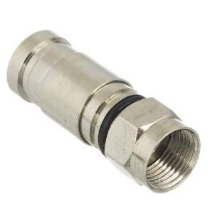 CONECTOR COAXIAL COMPRESSAO RG06