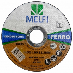 DISCO CORTE METAL 115 X 1 X 22 MELFI