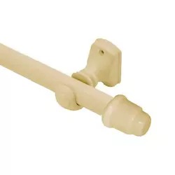 VARAO CORTINA 19MM 1,50M C/SUP MARFIM
