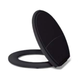 ASSENTO OVAL AMOF METASUL SLIM PRETO