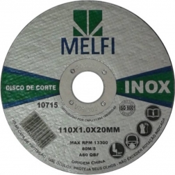 DISCO CORTE INOX 110 X 1 X 20 MAK MELFI