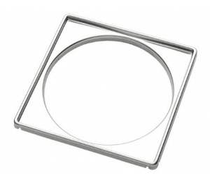 PORTA GRELHA INOX QUAD 15CM TECNOTRAVA