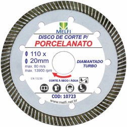DISCO DIAM PORCELANATO MELFI ESMERILHAD