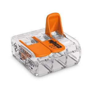 CONECTOR EMENDA TR 3P 0,14/4MM WAGO