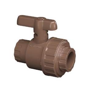 REGISTRO ESFERA PVC LL 50MM C/UNI KRONA