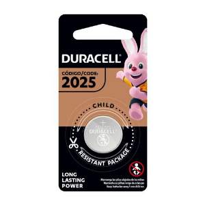 PILHA LITIO MOEDA CR2025 DURACELL