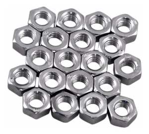 PORCA SEXT ZINC E 5/16 CH 1/2 NC %