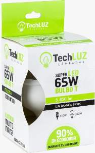 LAMP LED BULBO  65W 6500K TECHLUZ