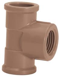 TEE LLR MARROM 20MMX1/2 KRONA*