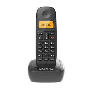 TELEFONE SEM FIO PRETO C/IND INTELBRAS 