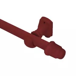 VARAO CORTINA 19MM 3,00M C/SUP MOGNO