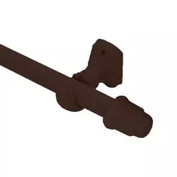 VARAO CORTINA 19MM 2,00M C/SUP IMBUIA