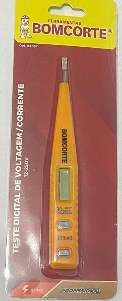 TESTE CHAVE FENDA DIG 12V-220V BOMCORTE