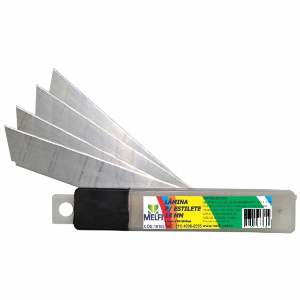 LAMINA P/ESTILETE 18MM C/10 MELFI