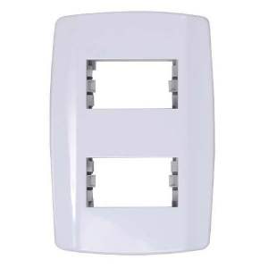 PLACA SLIM BR 4X2 2 MOD DIST HORIZ 82080