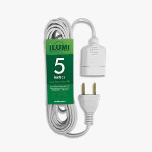 EXTEN CORD PL 5M BR ILUMI 16814
