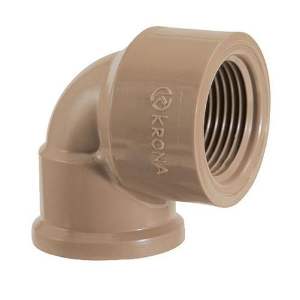 COTOVELO LR MARROM 25MM X 1/2 KRONA