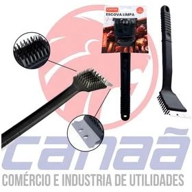 ESCOVA LIMPA GRELHA AÇO INOX 30*7CM