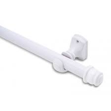 VARAO P/CORTINA 19MM 2,00M C/SUP BRANCO