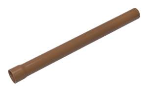 TUBO PVC MARROM  50MM C/6M TUBOZAN