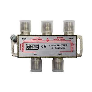 DIVISOR ANTENA CORPO METAL 1X4*